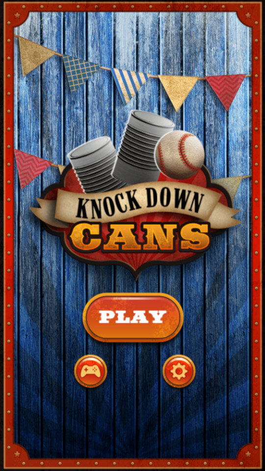 Knock Down Cans